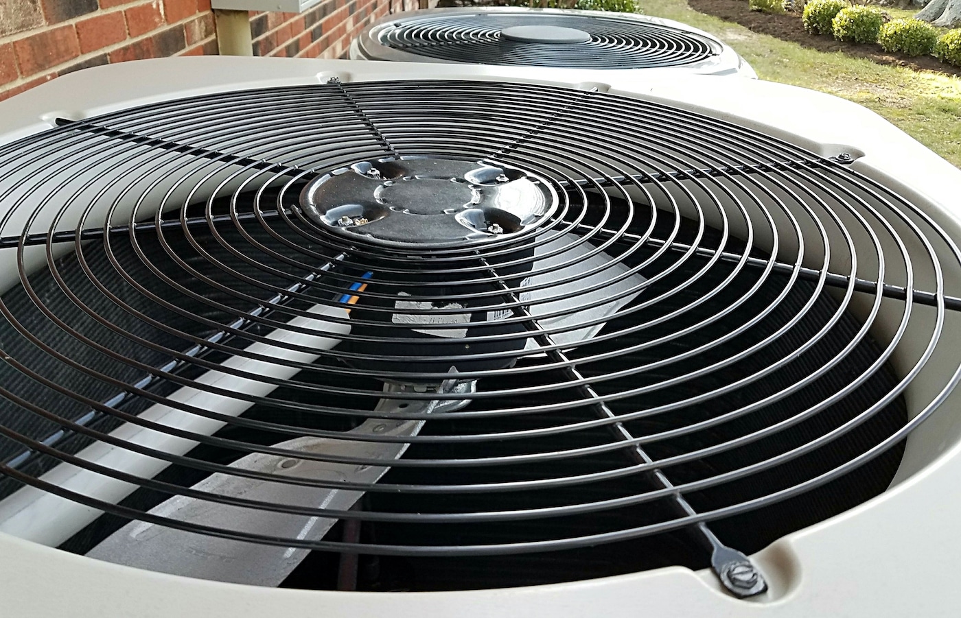 Closeup of air conditioner